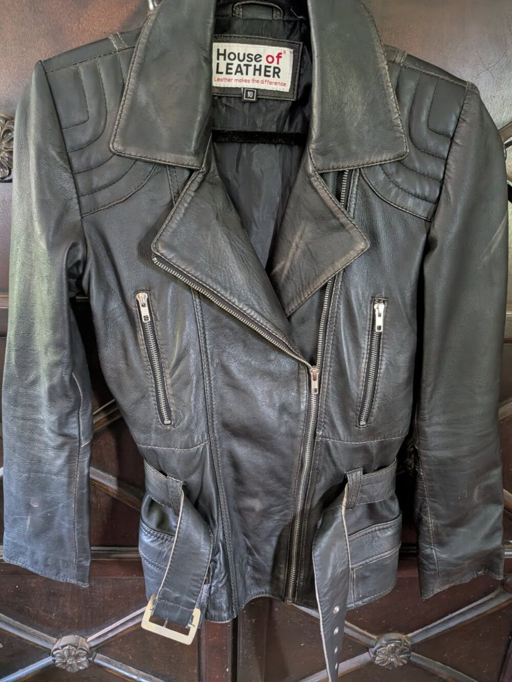 Versatile leather jacket - Picture 5 of 11